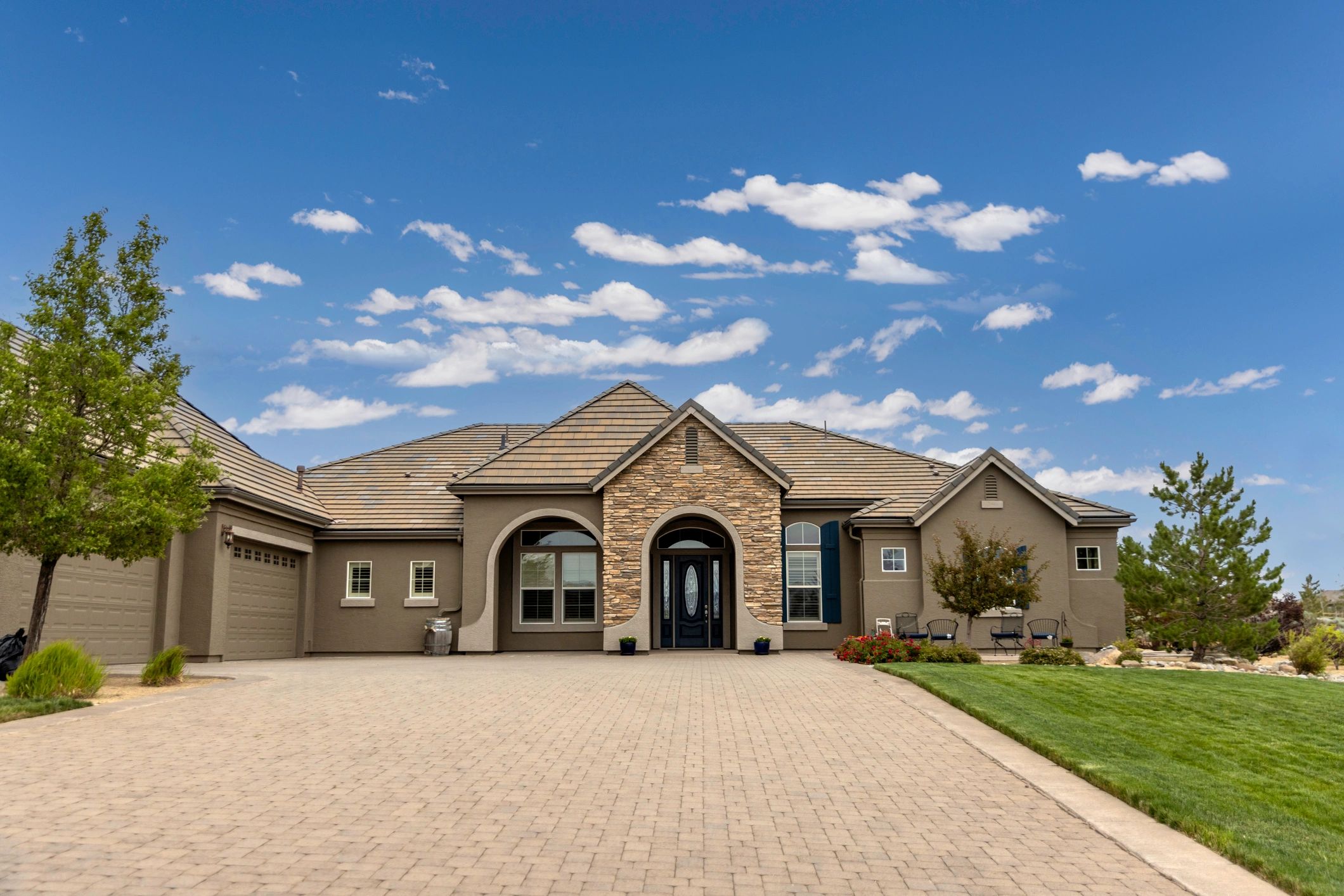 Exterior of a home in a Midwest neighborhood